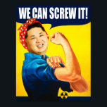Póster Funny Kim Jong Un Poster "Podemos hacerlo"<br><div class="desc">Divertido Kim Jong Un Poster "Podemos hacerlo" Remover al líder norcoreano en lugar del líder del chica en el famoso poster de la Segunda Guerra Mundial y el lema "Podemos fastidiarlo" en lugar de "Podemos hacerlo"</div>