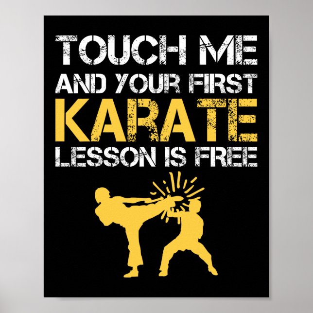 Póster Funny Kyokushin Karate (Frente)