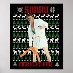Póster Funny lamenta que la inmigración de Trump en Meric