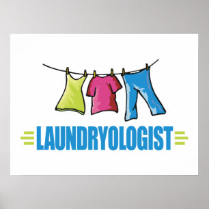 Póster Funny Laundry