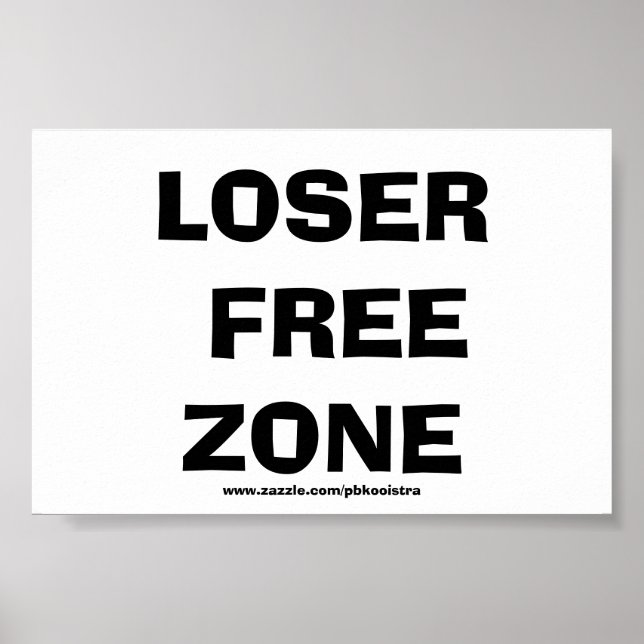 Póster Funny Loser Poster (Frente)