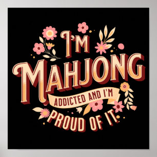 Póster Funny Mahjong