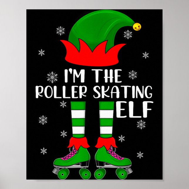 Póster Funny Matching Group The Roller Skating Elf Christ (Frente)