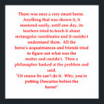 Póster funny math joke<br><div class="desc">funny, math, mathematics, nerd, geek, mathematician, numbers, geometry, trigonometry, algebra, statictics, probability, equation, addition, subtraction, division, multiplication, teacher, gift, humor, present, prime, calculus</div>