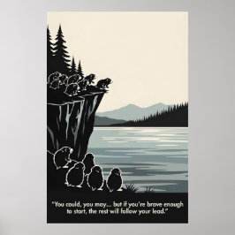 Póster Funny motivational poster