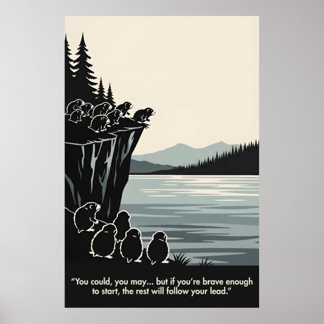 Póster Funny motivational poster (Frente)