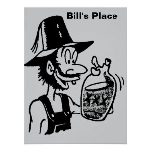 Póster Funny Mountain Man 🏔️ Comical Hillbilly Name