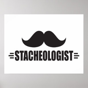 Póster Funny Mustache