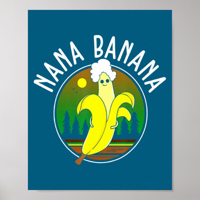 Póster Funny Nana Banana  (Frente)