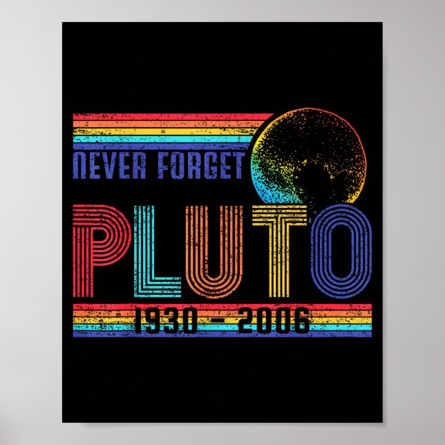 Póster Funny Never Forget Memorial Space Science Astronom (Frente)