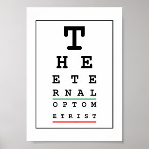 Póster Funny Optician