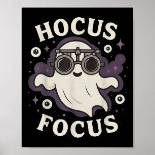 Póster Funny Optometría Hocus Foco Soky Optometrist Hallo