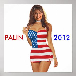 Póster Funny Palin 2012 Poster (camisetas camisetas 2012)