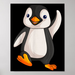 Póster Funny Penguin Appart S Uni-adultos Niños B