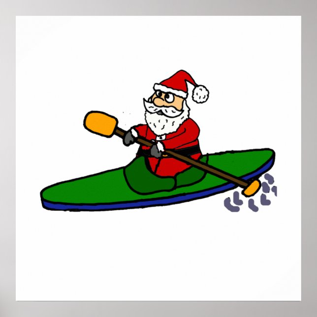 Póster Funny Personalizado de Navidades de Santa Claus Ka (Frente)