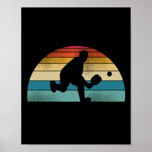 Póster Funny Pickleball Retro Vintage
