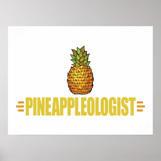 Póster Funny Pineapple Lover (Frente)