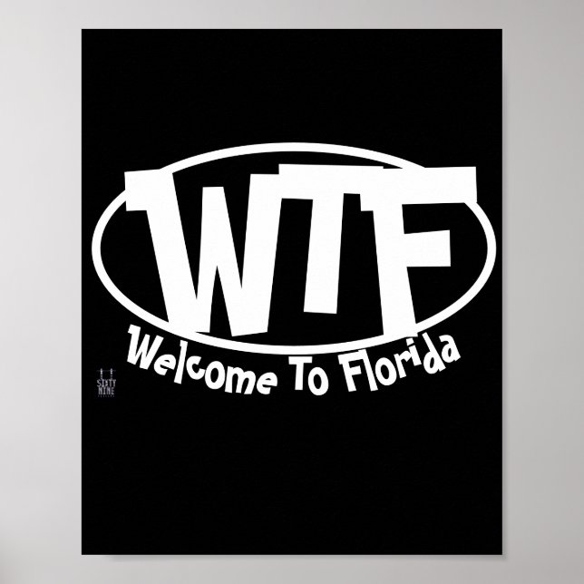 Póster Funny poster "Bienvenidos a Florida" (Frente)