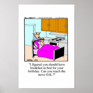 Póster ¡Funny Poster de cumpleaños!