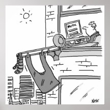 Funny Poster de músico de trombón