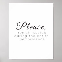 Funny Poster en el cuarto de baño, WC Wall art, To