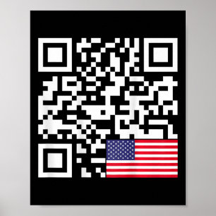 Póster Funny presidente de Qr Trump 4547 bailando Fla