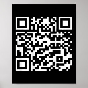 Póster Funny presidente de Qr Trump 4547 Tee Trump
