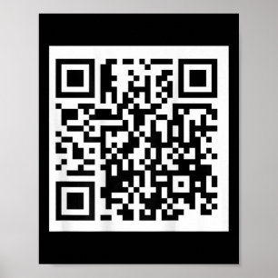 Póster Funny presidente de Qr Trump 4547 Tee Trump