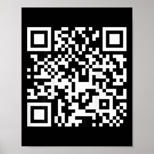 Póster Funny presidente de Qr Trump 4547 Tee Trump