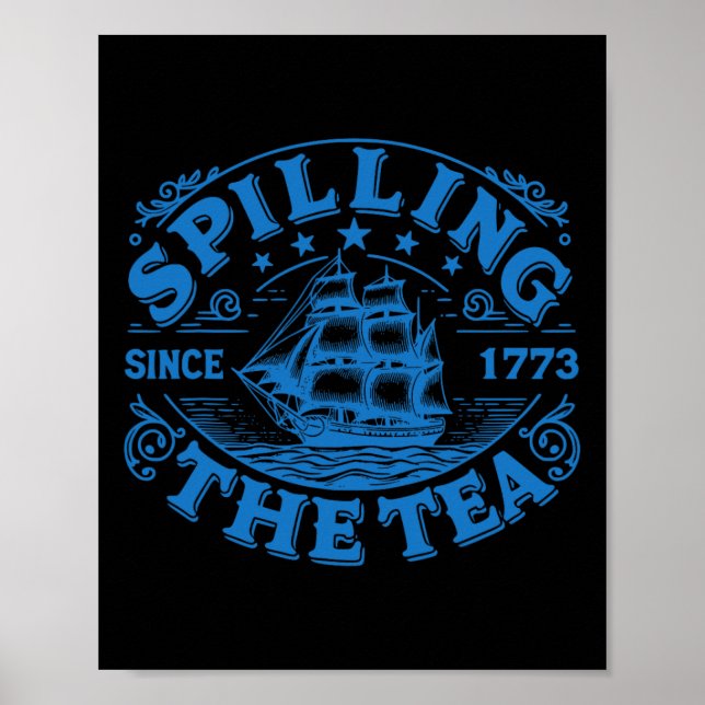 Póster Funny profesora de historia estadounidense Boston  (Frente)