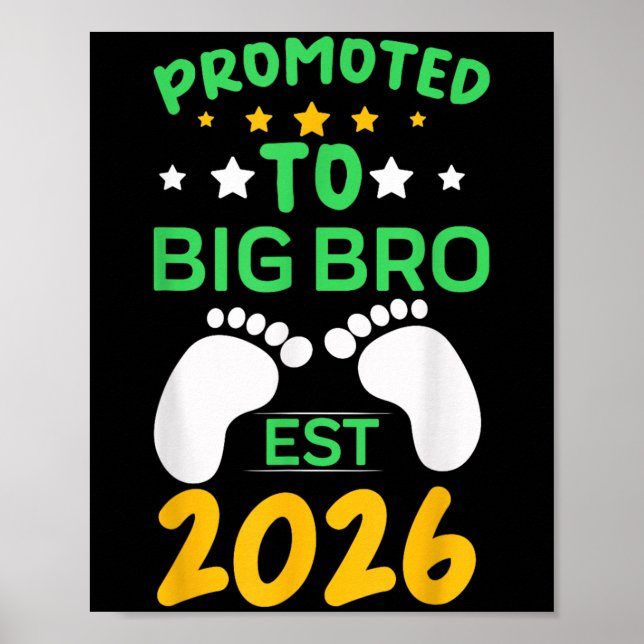 Póster Funny Promoted To Big Brother 2026 Soon To Be Big  (Frente)