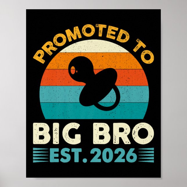 Póster Funny Promoted To Big Brother 2026 Soon To Be Big  (Frente)