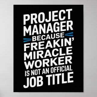Póster Funny Property Manager Wall Art
