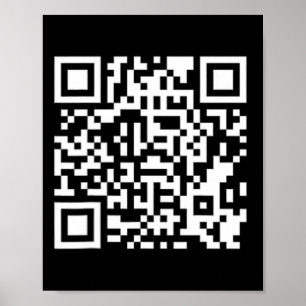 Póster Funny Qr presidente Trump 4547 Trump código de bai