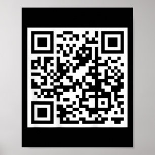 Póster Funny Qr presidente Trump 4547 Trump código de bai