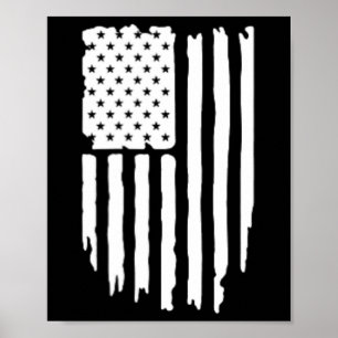 Póster Funny Qr presidente Trump código de baile (en negr