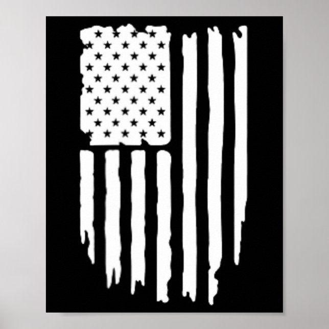Póster Funny Qr presidente Trump código de baile (en negr (Frente)