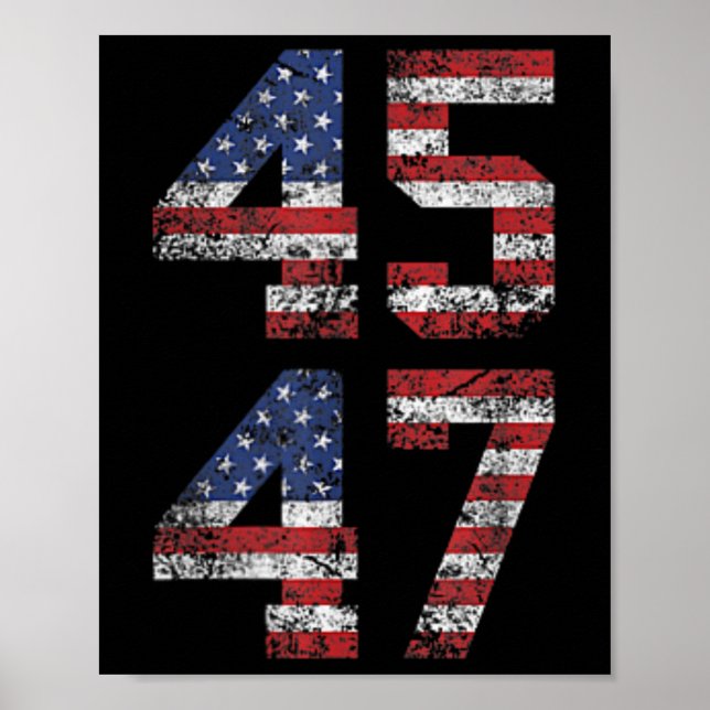 Póster Funny Qr presidente Trump Código de Danza (en Byck (Frente)