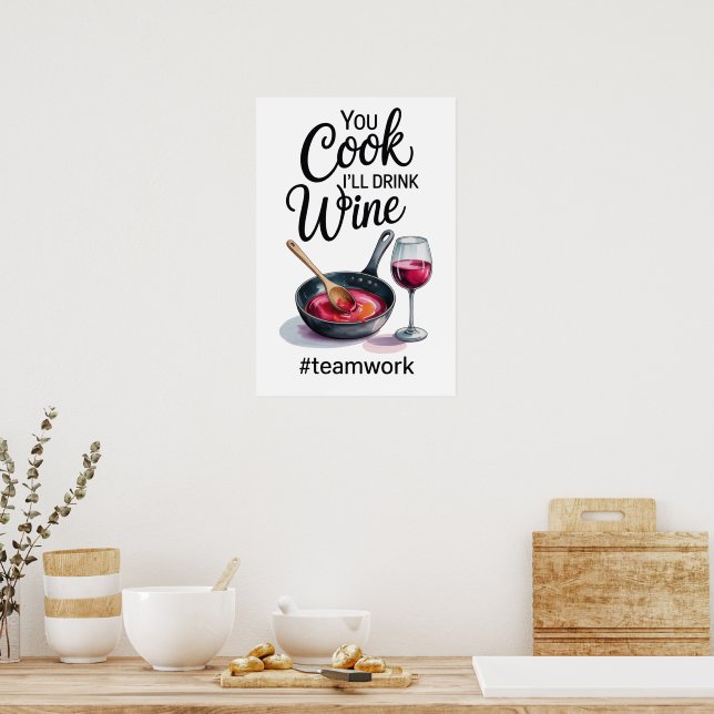 Póster Funny Quote Kitchen (Cocina)
