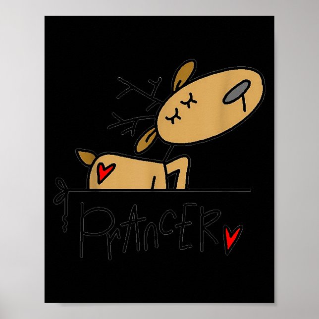 Póster Funny Raccoon Santa Hat Christmas Tree Lights Paja (Frente)