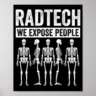 Póster Funny Radiólogo Chiste Radiología Humor Rad Tech