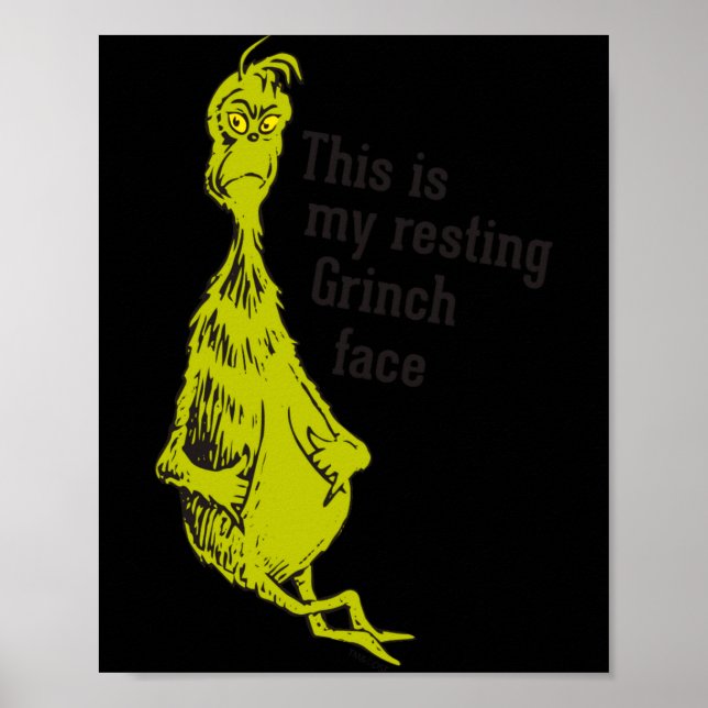 Póster Funny Resting Face  (Frente)