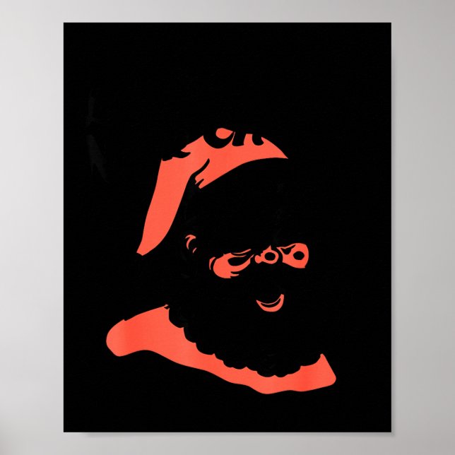 Póster Funny Retro Santa Let's See Some Big Nick Energy C (Frente)