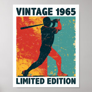 Póster Funny Retro Vintage 1965 Bysebyll Lover Limited Ed