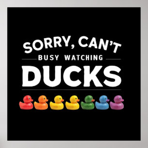 Póster Funny Rubber Duck Lover Design