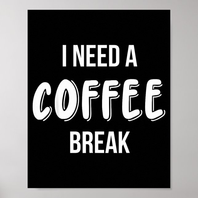 Póster Funny Saying Quote Coffee Women Coffee Lover Coffe (Frente)