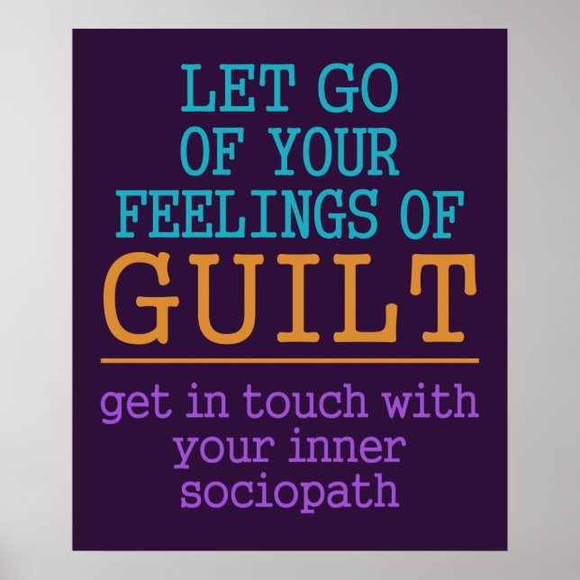 Póster Funny Self-Knowledge poster (Frente)