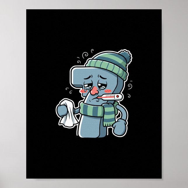 Póster Funny Sick Seven Costume 7  (Frente)