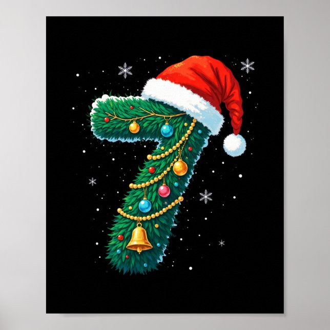 Póster Funny Six Seven 6 7 Meme Design Couples Christmas  (Frente)