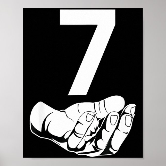 Póster Funny Six Seven Gen Alpha Slang Meme 6 7 Matching  (Frente)